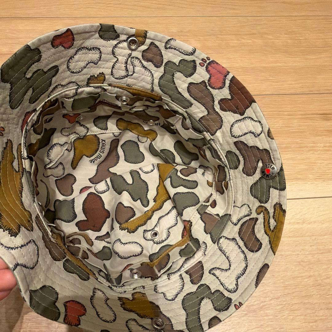 HUMAN MADE x KAWS 迷彩柄ベスト・ハットセット