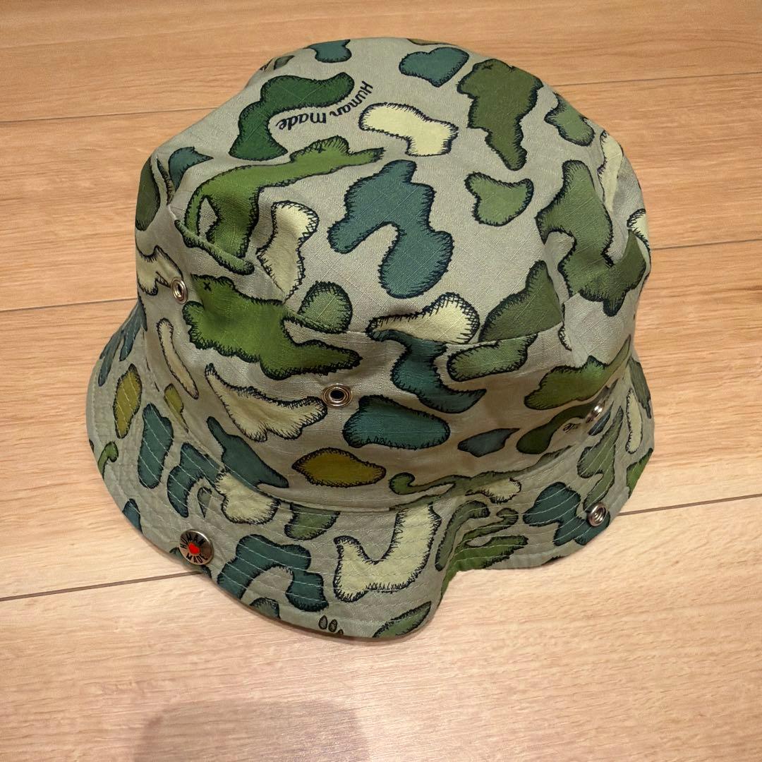 HUMAN MADE x KAWS 迷彩柄ベスト・ハットセット