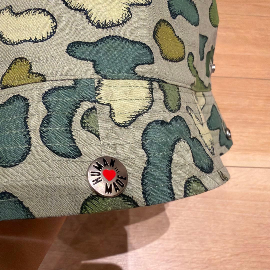 HUMAN MADE x KAWS 迷彩柄ベスト・ハットセット