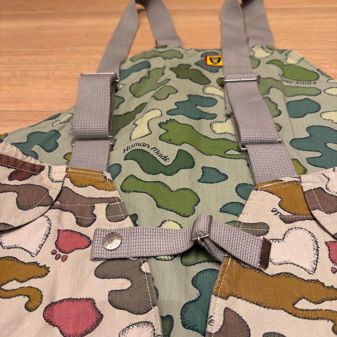 HUMAN MADE x KAWS 迷彩柄ベスト・ハットセット