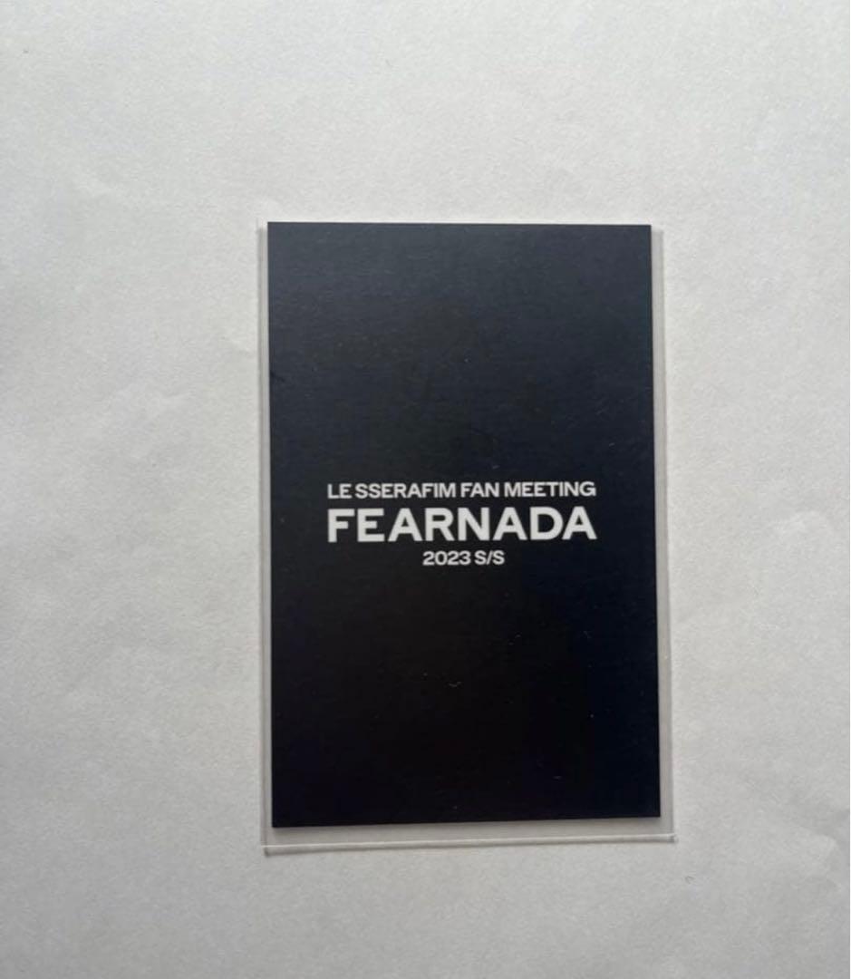 lesserafim ファンミオフライン　トレカ　韓国ファンミ サクラ