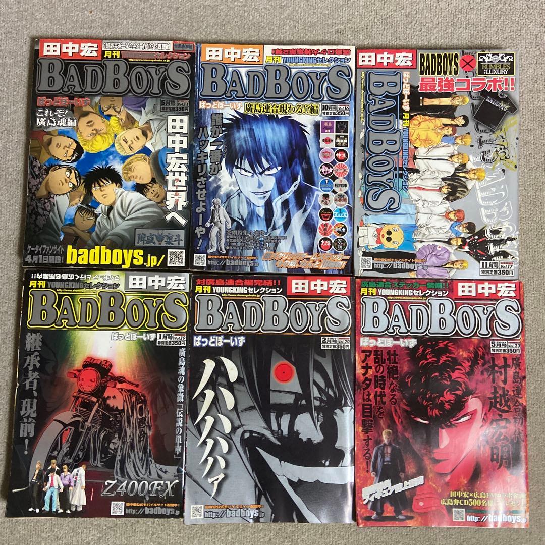 月刊BADBOYS ヤングキングセレクション　田中宏　ヤケあり　14冊セット