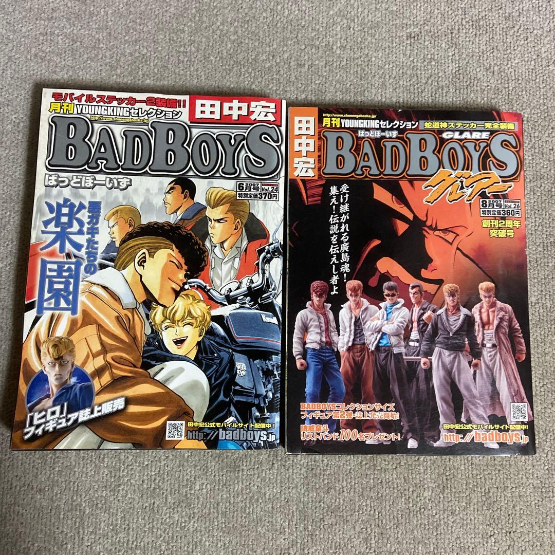 月刊BADBOYS ヤングキングセレクション　田中宏　ヤケあり　14冊セット
