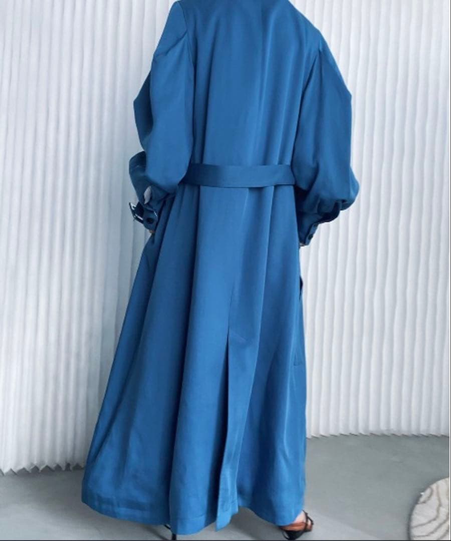 Aｍeri　PUFF SLEEVE TRENCH COAT　ロングトレンチコート