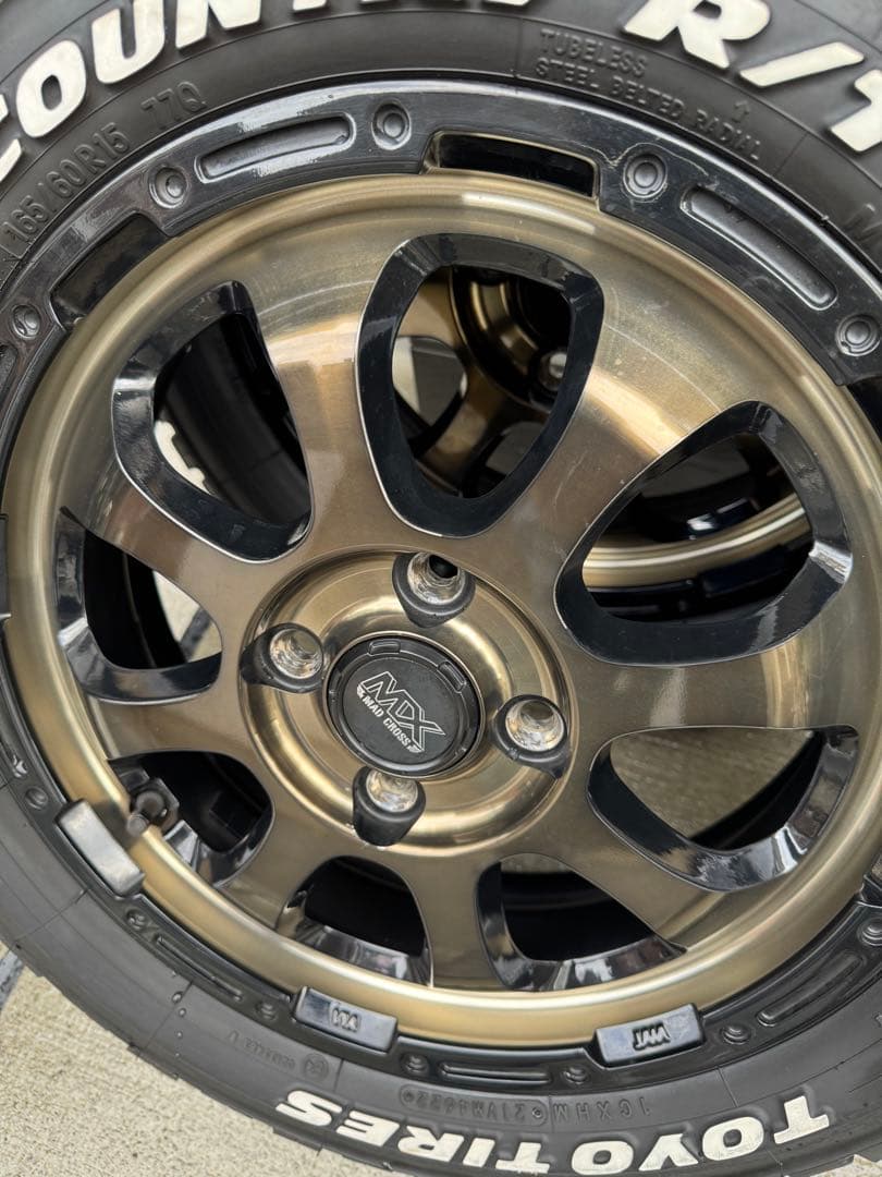 マッドクロス グレイス BRC/BK 15インチ 4.5J 4H100 ナット付
