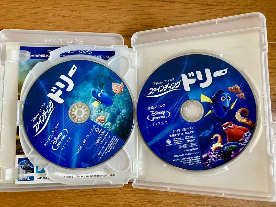 ディズニー　ピクサー　モンスターズインク　ファインディングニモ　DVD