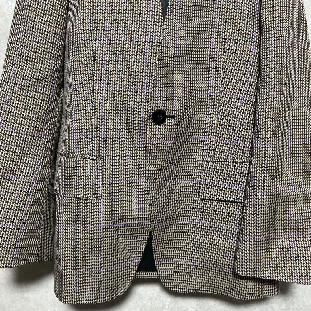 【極美品】BLAMINK　ブラミンク　チェック　ジャケット
