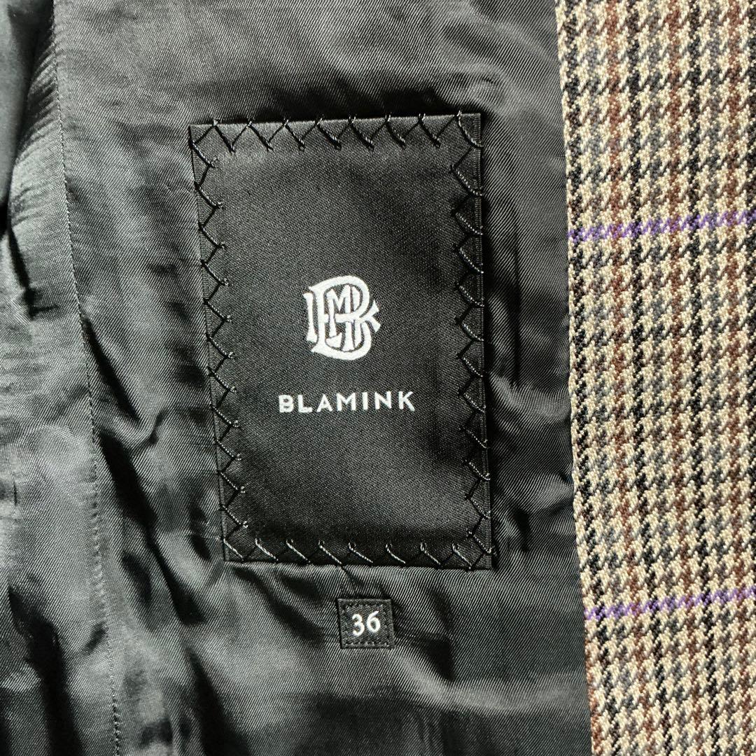 【極美品】BLAMINK　ブラミンク　チェック　ジャケット