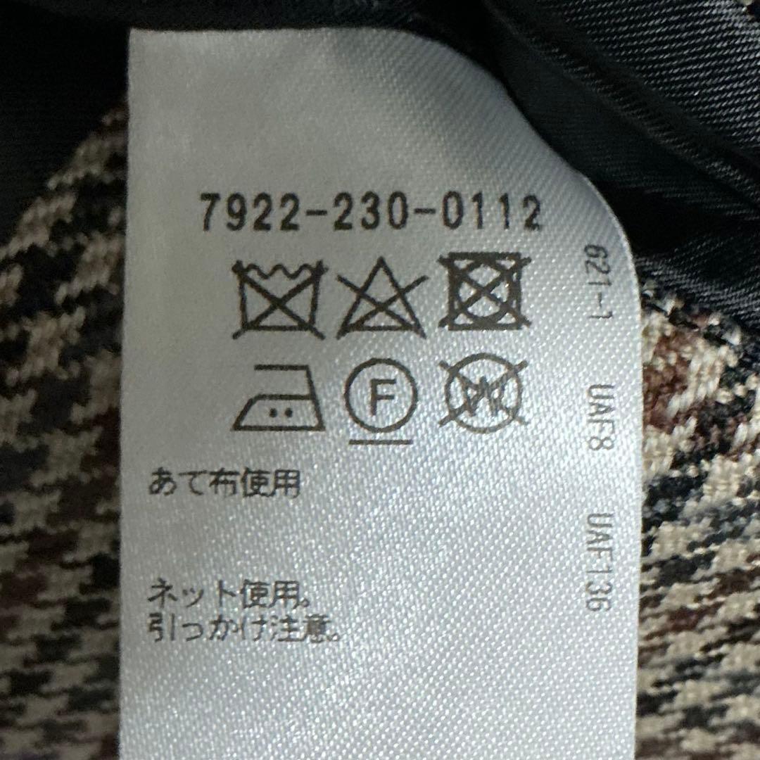 【極美品】BLAMINK　ブラミンク　チェック　ジャケット