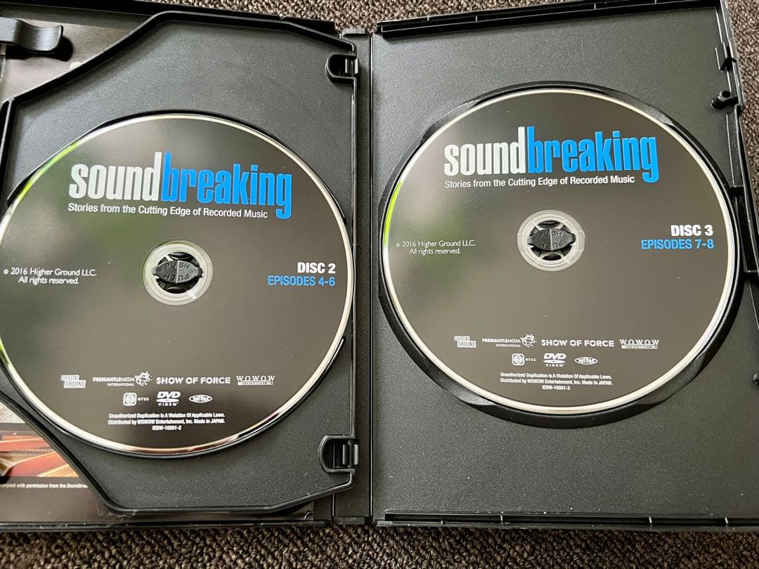 soundbreaking 音楽ドキュメンタリー DVD 3枚組