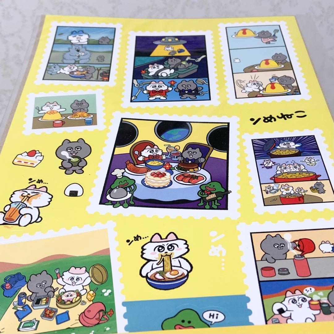 ⑧ ンめねこ F賞 名場面写ステッカー SEGA ラッキーくじ