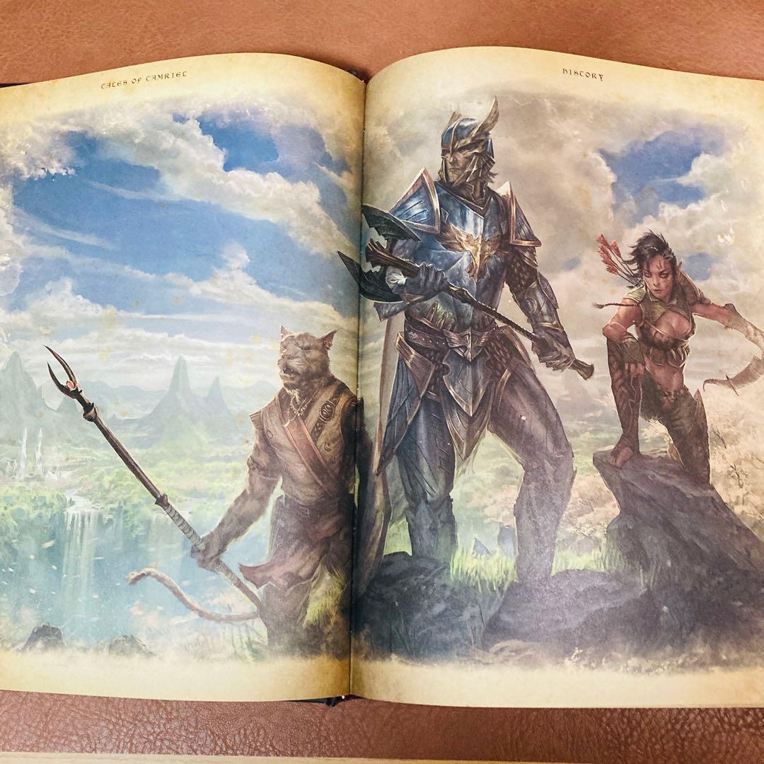 美品　ベセスダ　エルダースクロールオンライン　ガイドブック　１＆２