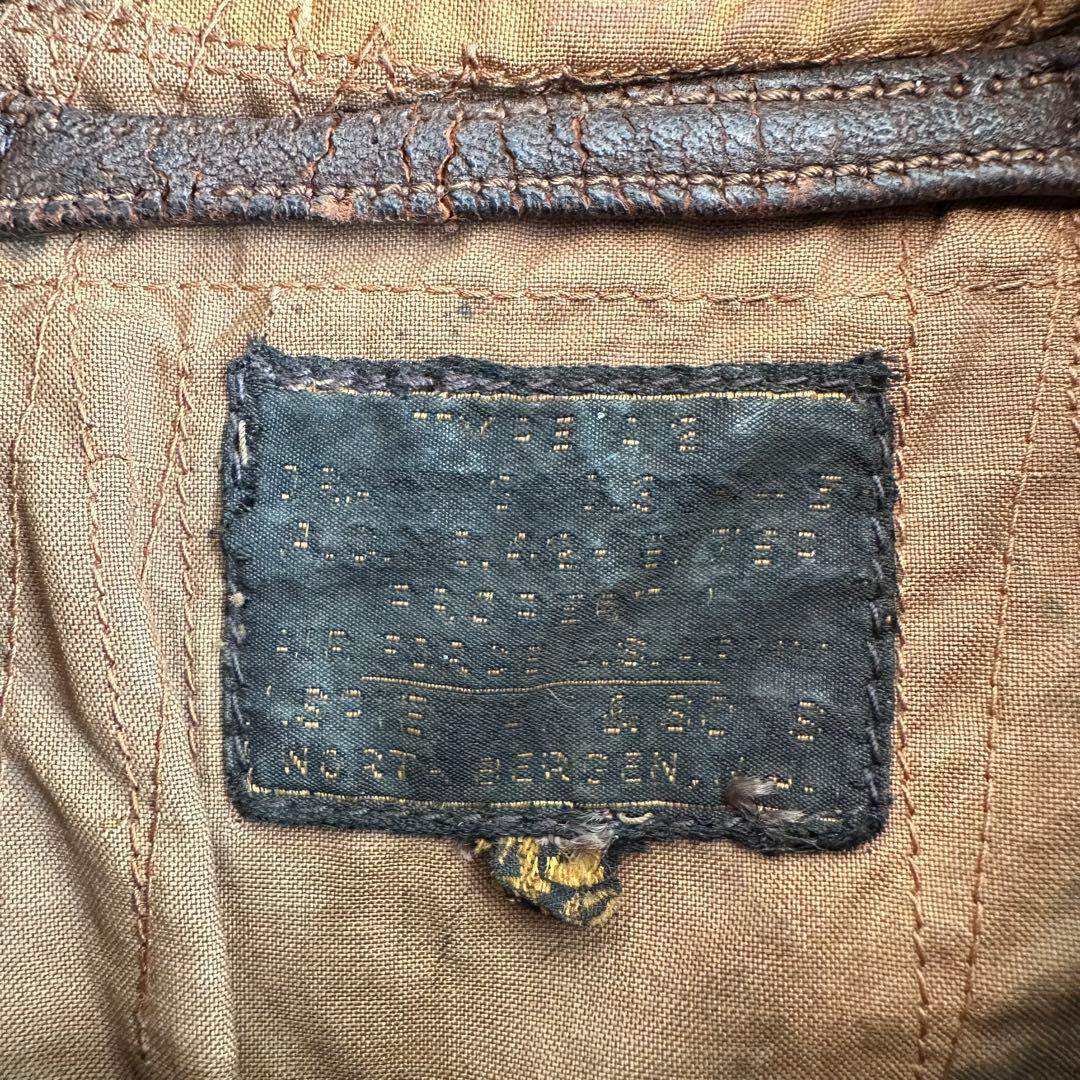 1940s USAAF A-2 レザーフライトジャケット｜WWⅡ サイズ　42
