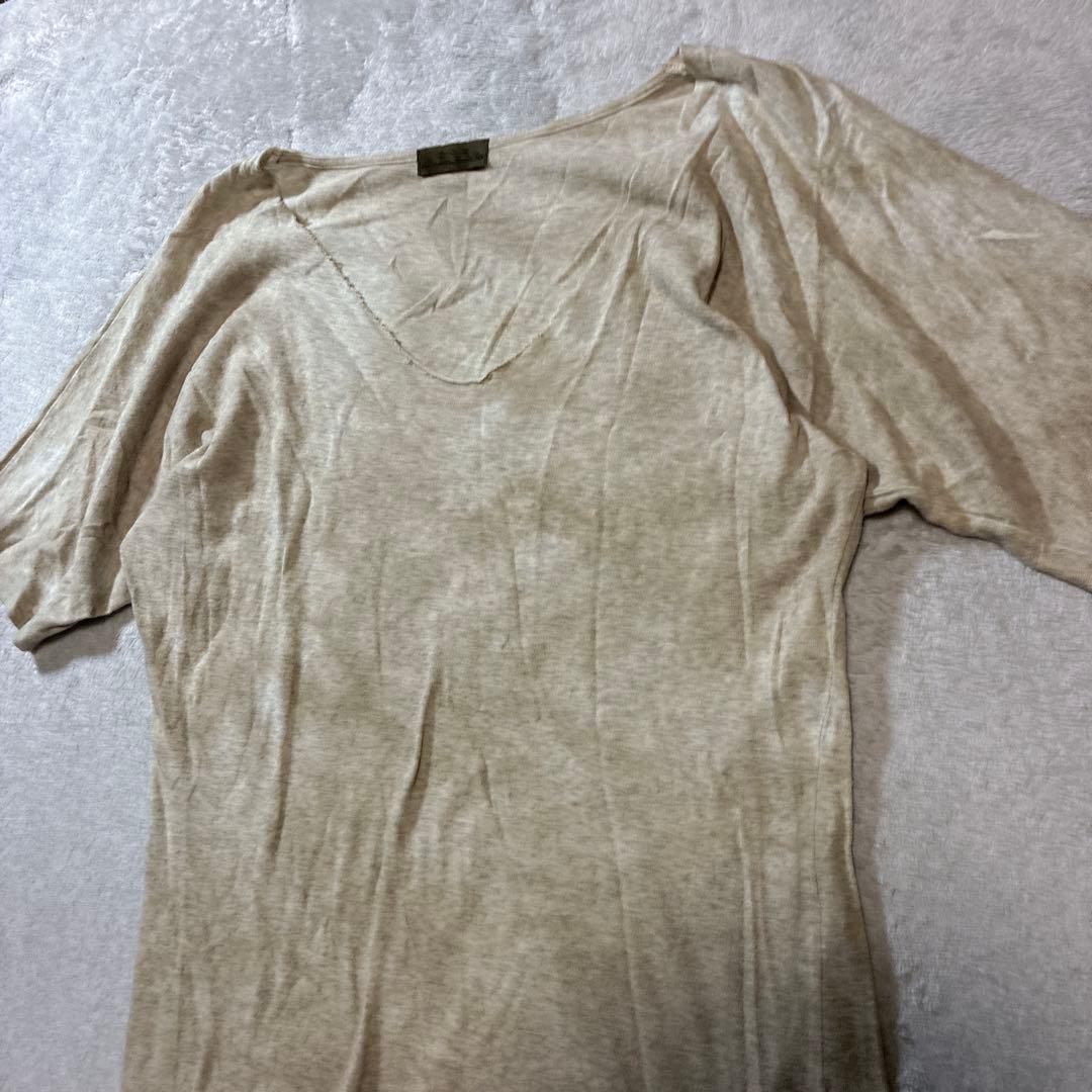 トップス Y2K g.o.a Archive Tye dye Asymmetry Tee