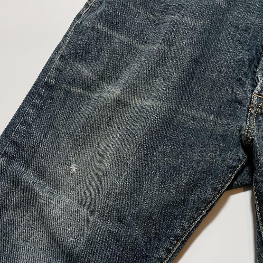 QUITO キイト W WAIST DENIM PT/ダブルウエストデニム　38