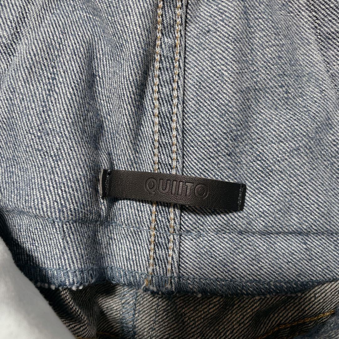 QUITO キイト W WAIST DENIM PT/ダブルウエストデニム　38