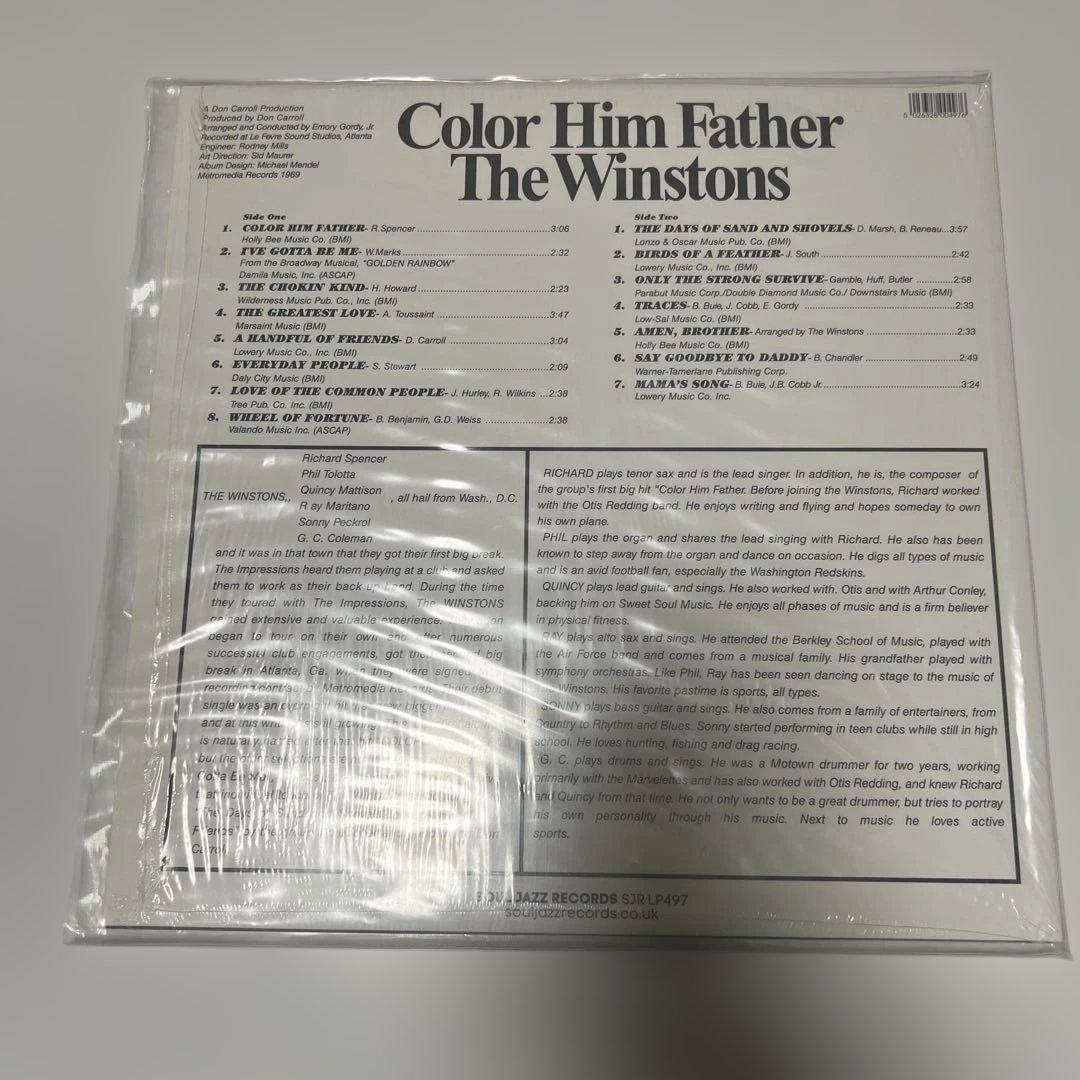 Color Him Father The Winstons 限定版レコード