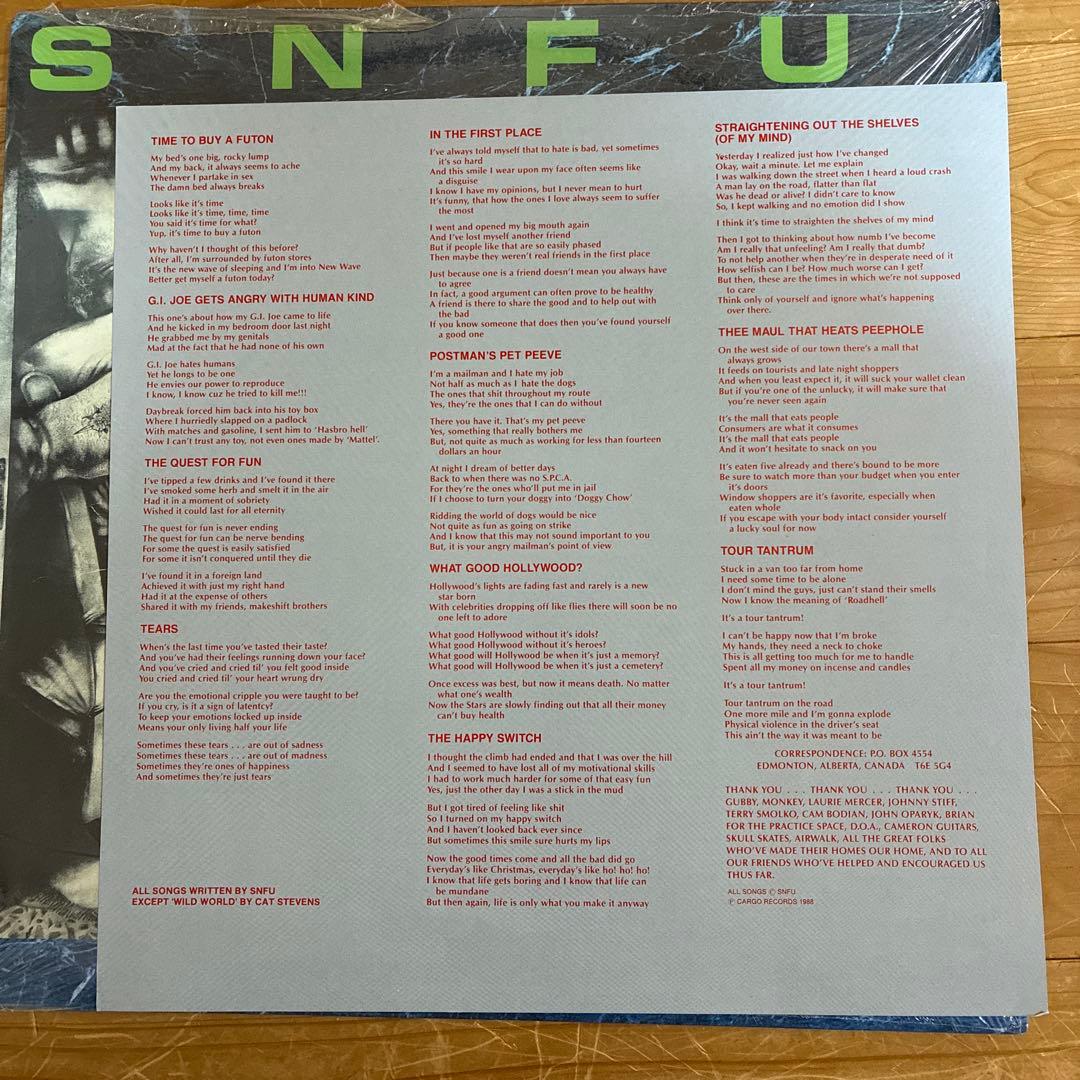 Better Than A Stick In …／SNFU(LPレコード盤)
