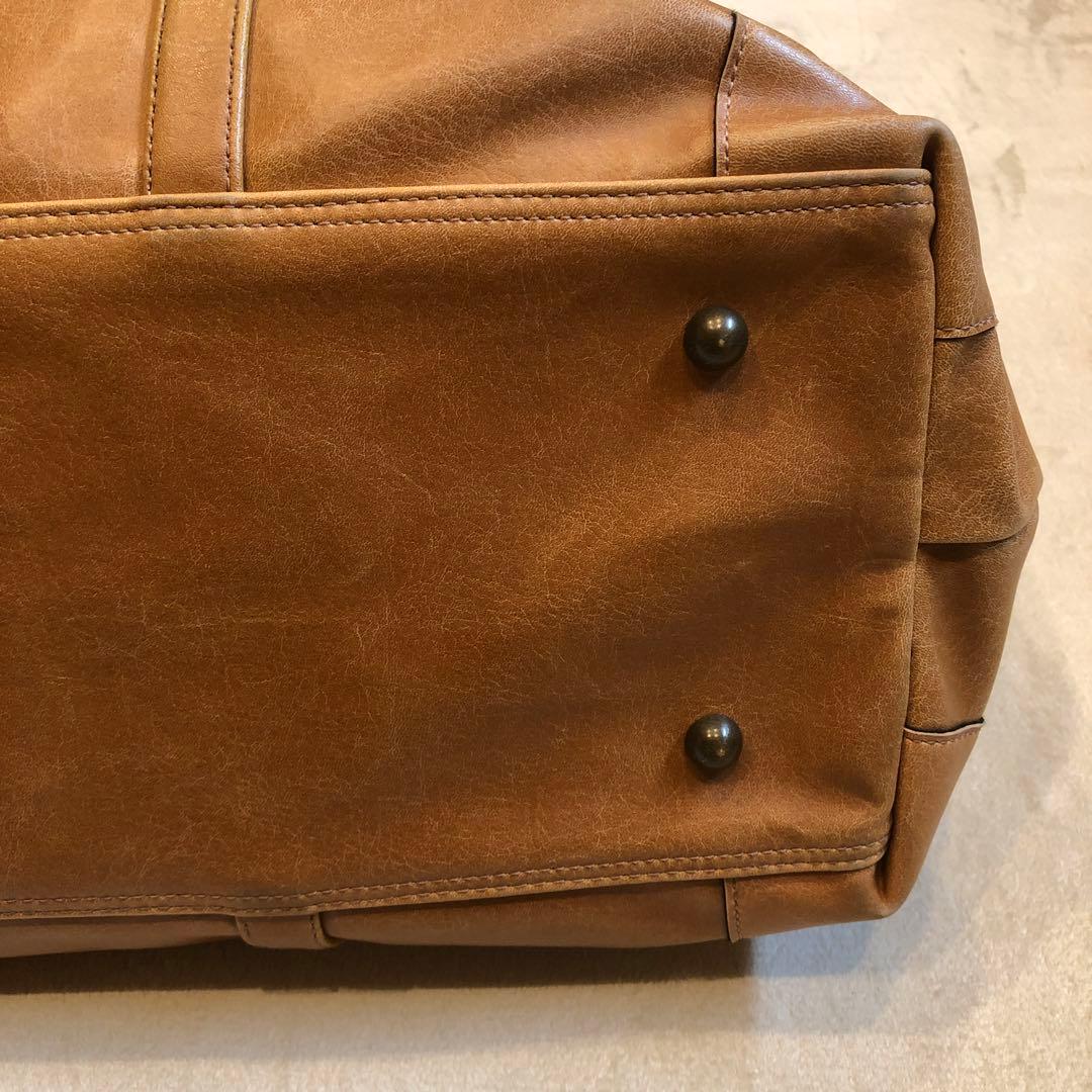【美品】本革ボストンバッグ トラベル/ビジネスに最適 信頼の日本製