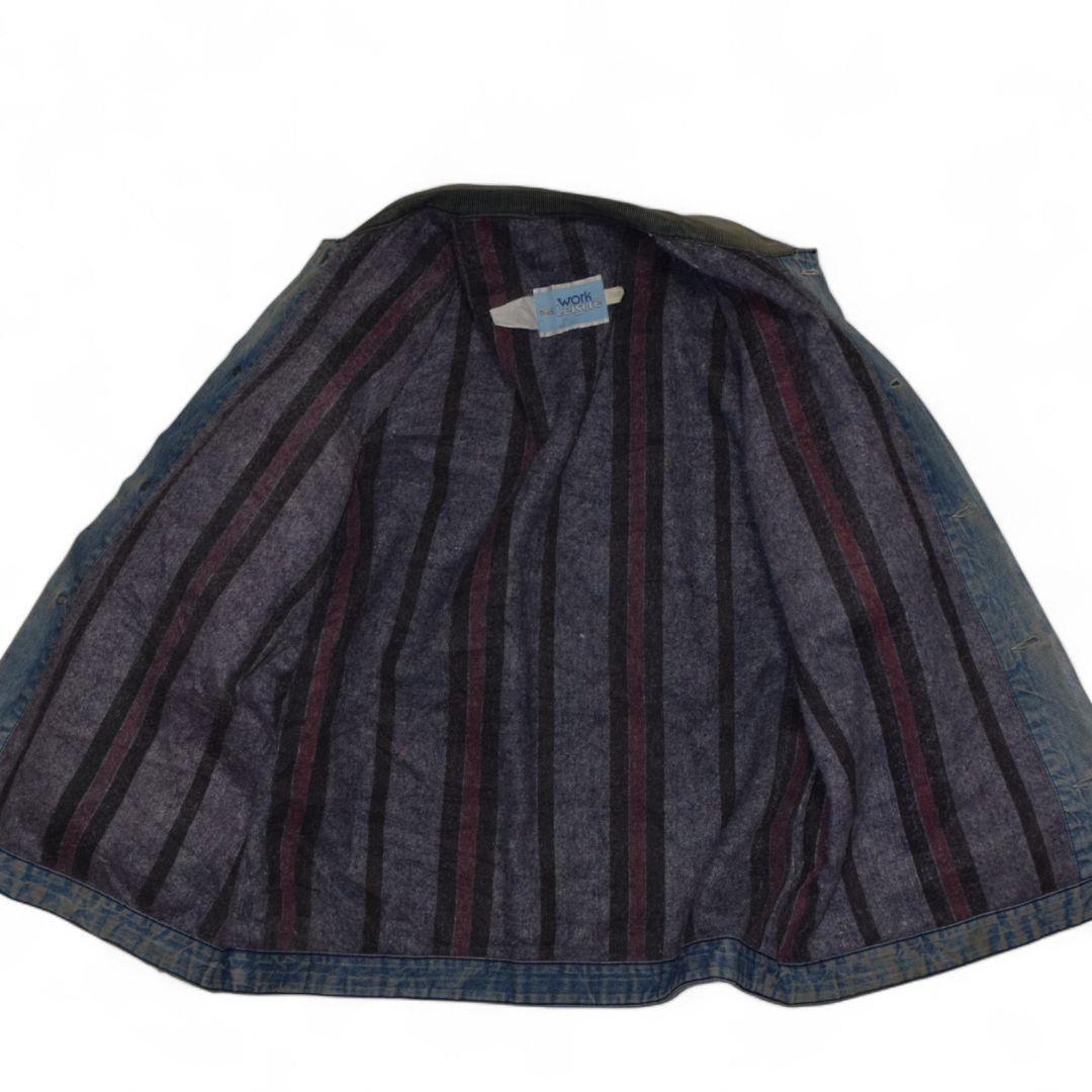 【スーパーフェード】70s Sears Work デニム カバーオール XL