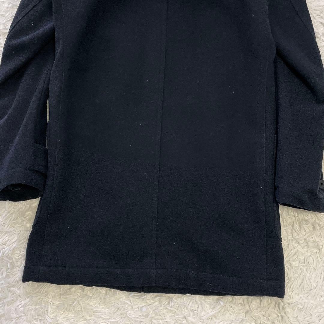 美品✨人気の50サイズ✨LACOSTE ラコステ ウールダッフルコート ブラック