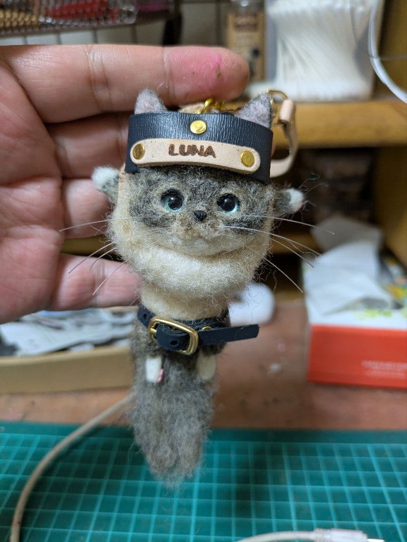 さくらもち⭐︎猫飼ってます 出品 豆猫PECO-LIN