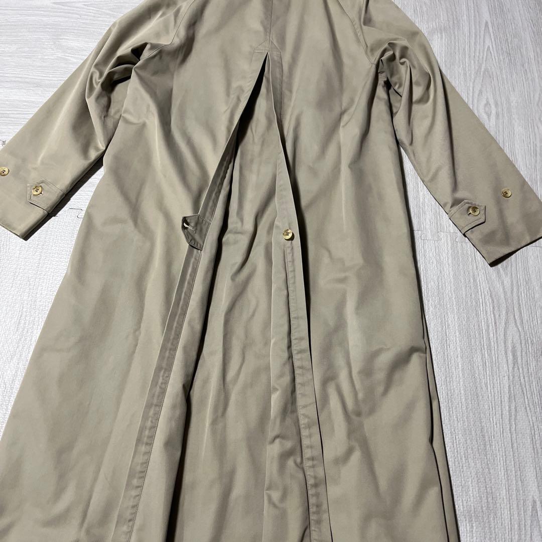 一枚袖　英国製 Burberry's ビンテージ　比翼　ステンカラーコート　84