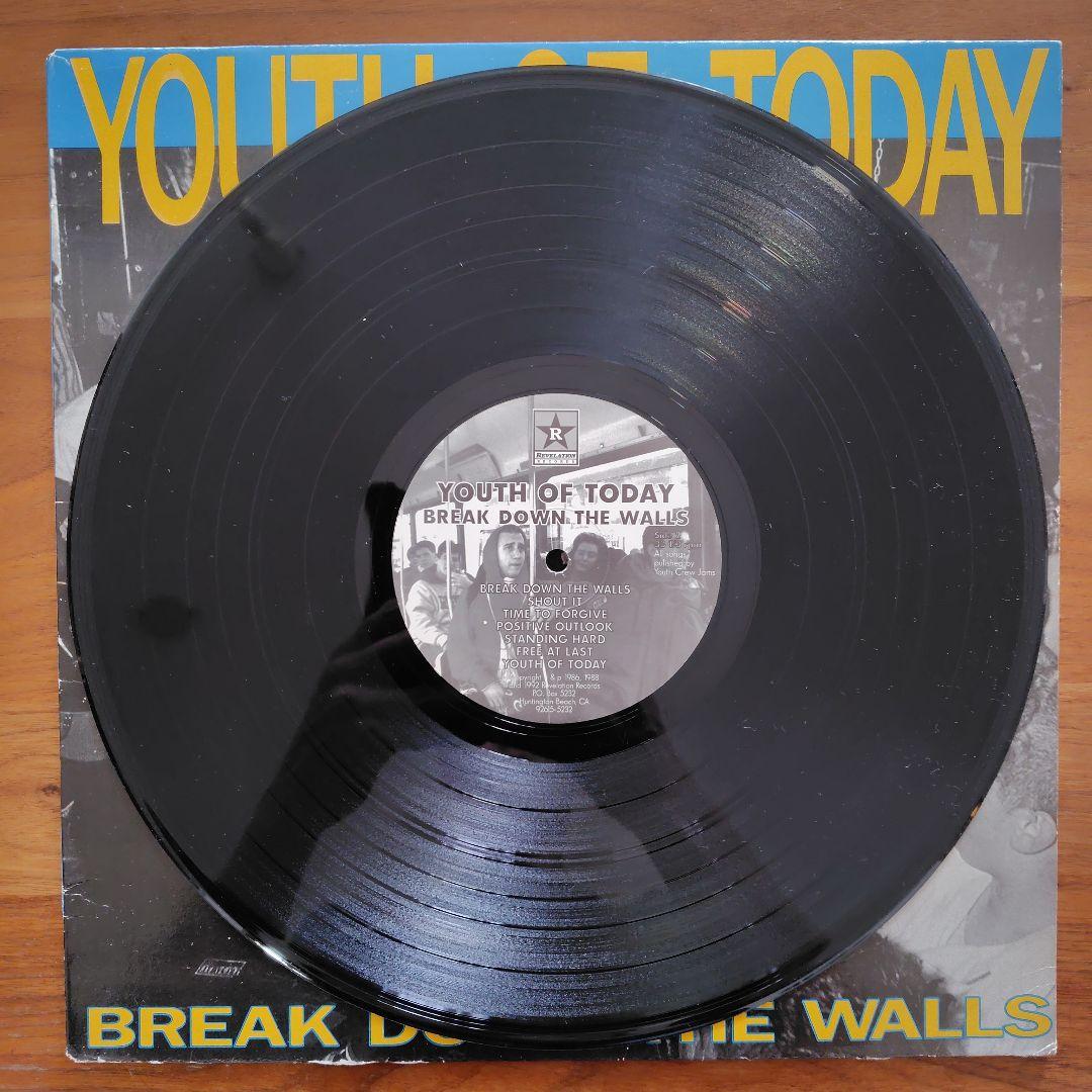 洋楽 Youth Of Today - Break Down The Walls LP