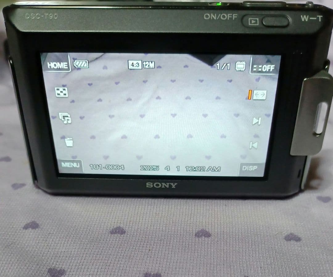 SONY　デジタルカメラ　cybershot dsc-t90
