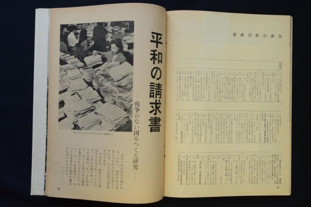 【黒い恐怖　安保と国民】1960年