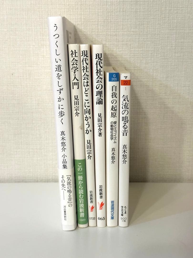 気流のなる音 / うつくしい道をしずかに歩く/ 自我の起源 真木悠介 見田宗介
