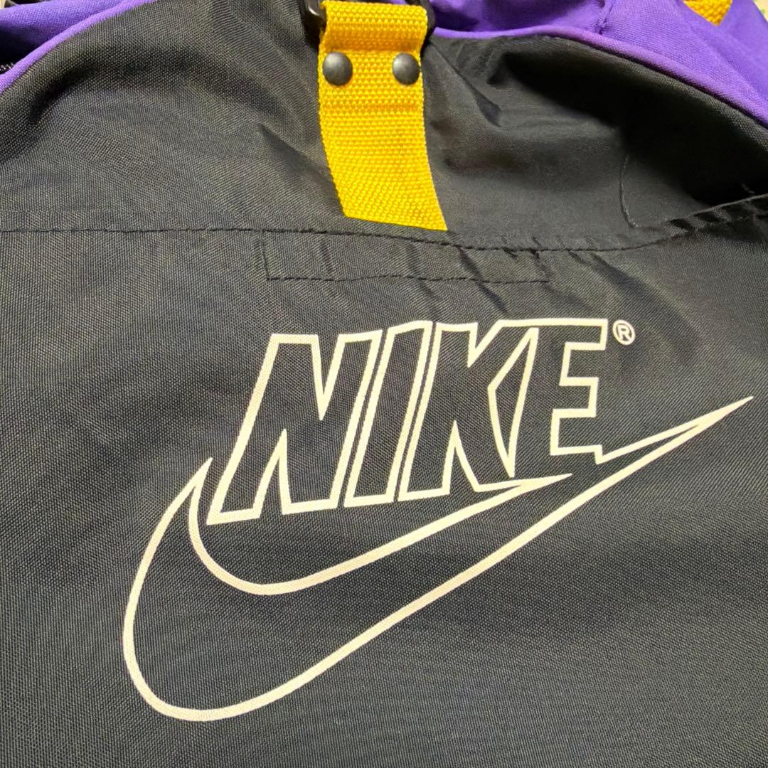 ナイキ　90s ドラムバック　Lakers レイカーズカラー