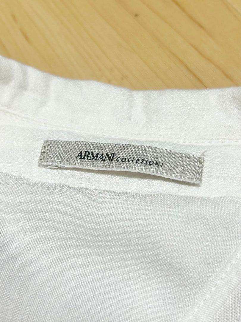 美品 ARMANI COLLEZIONI リネン テーラードジャケット