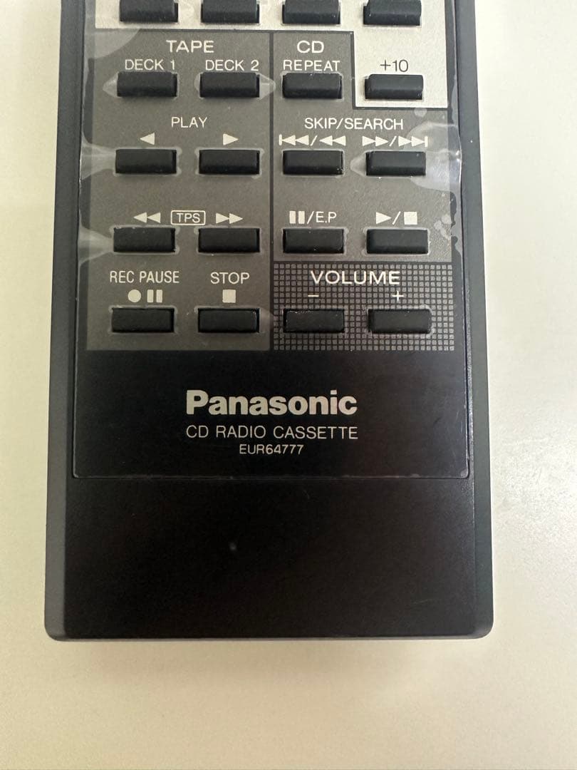 Panasonic CD ラジオ リモコン EUR64777 パナソニック