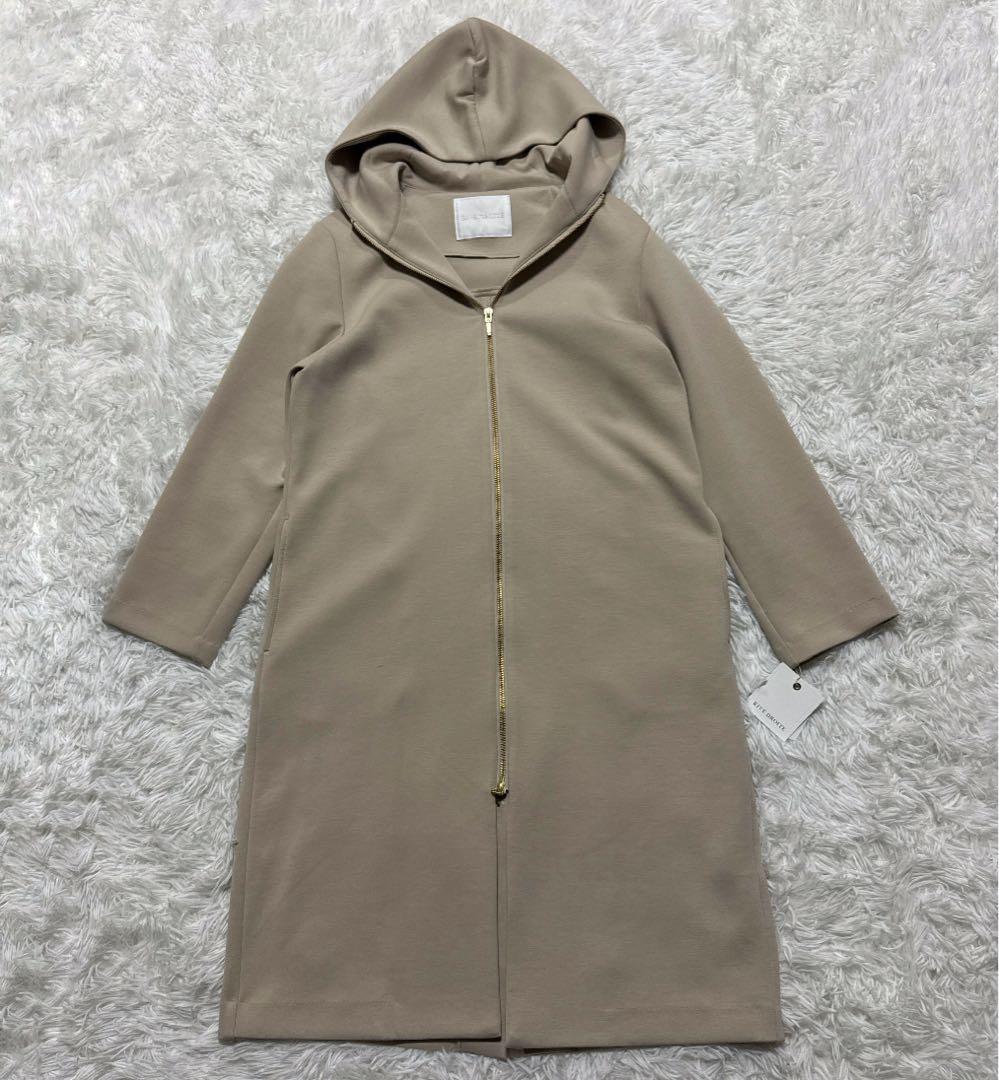 新品タグ付☆ RIVE DROITE ダンボールZIPコート　ベージュ