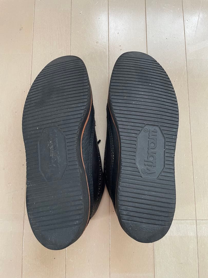 russel moccasin ラッセルモカシン　黒　レザー