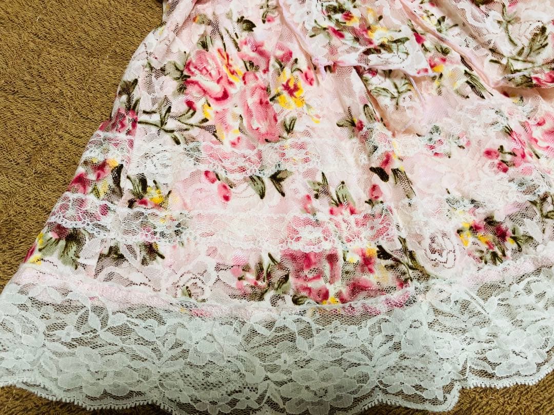 リズリサ★LIZ LISA★美品★ビックリボン★パワーネット★総レースキャミ
