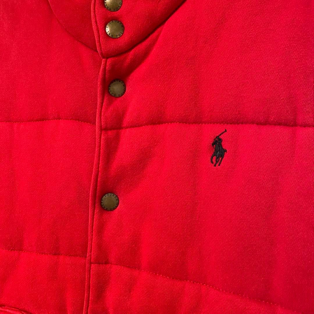 ラルフローレン　POLO ベスト　チェック　中綿