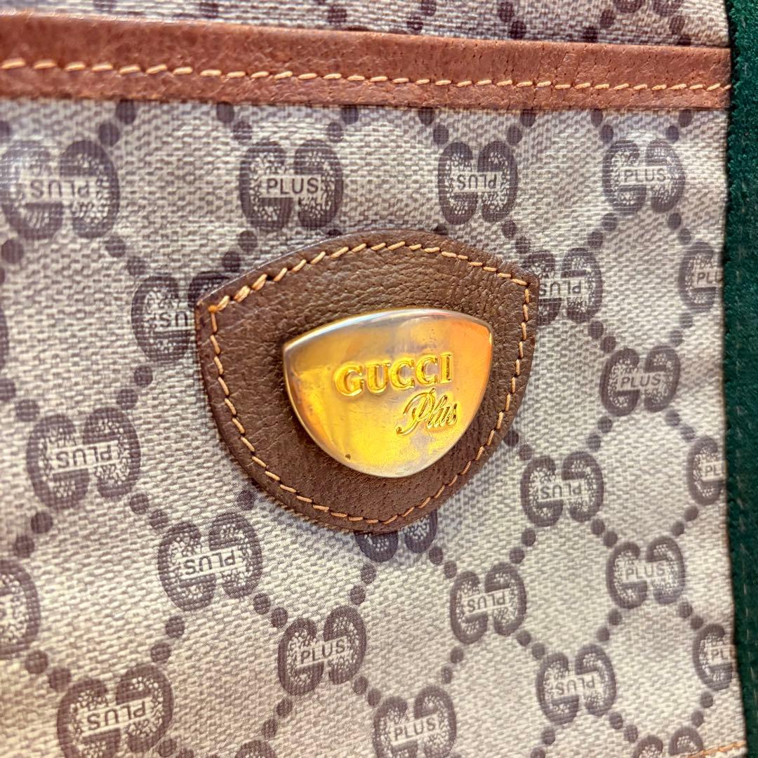 【良品】GUCCI グッチ GG ボストンバッグ プラス オールドグッチ