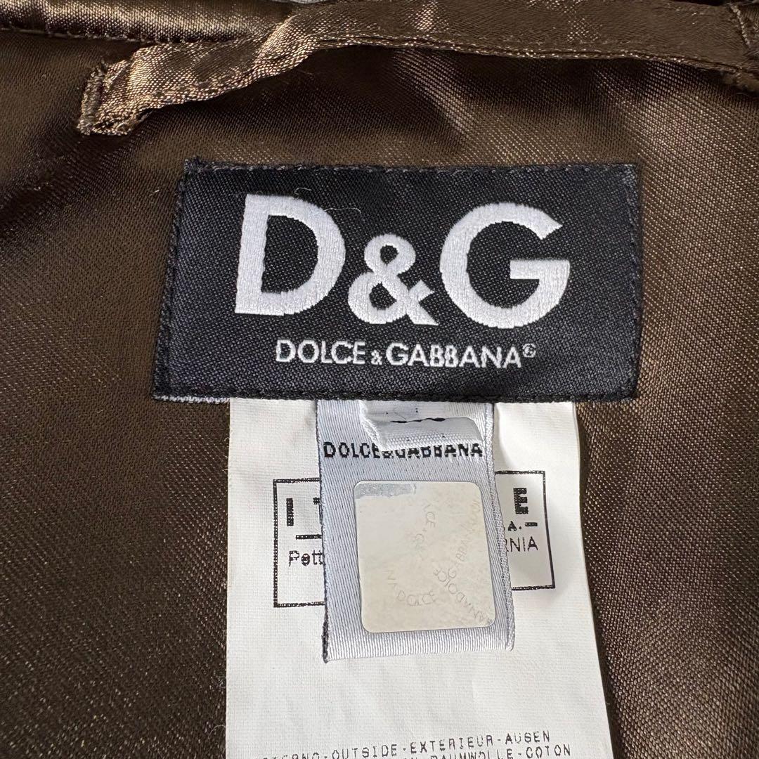 D&G ドルチェ&ガッバーナ　モッズコート　ダウンコート　カーキ　M
