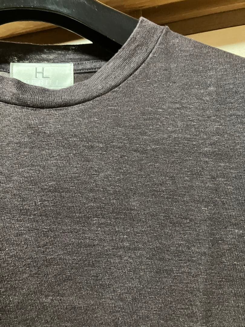 わ*ー様 HERILL \"Linen T-shirts\" / BROWN