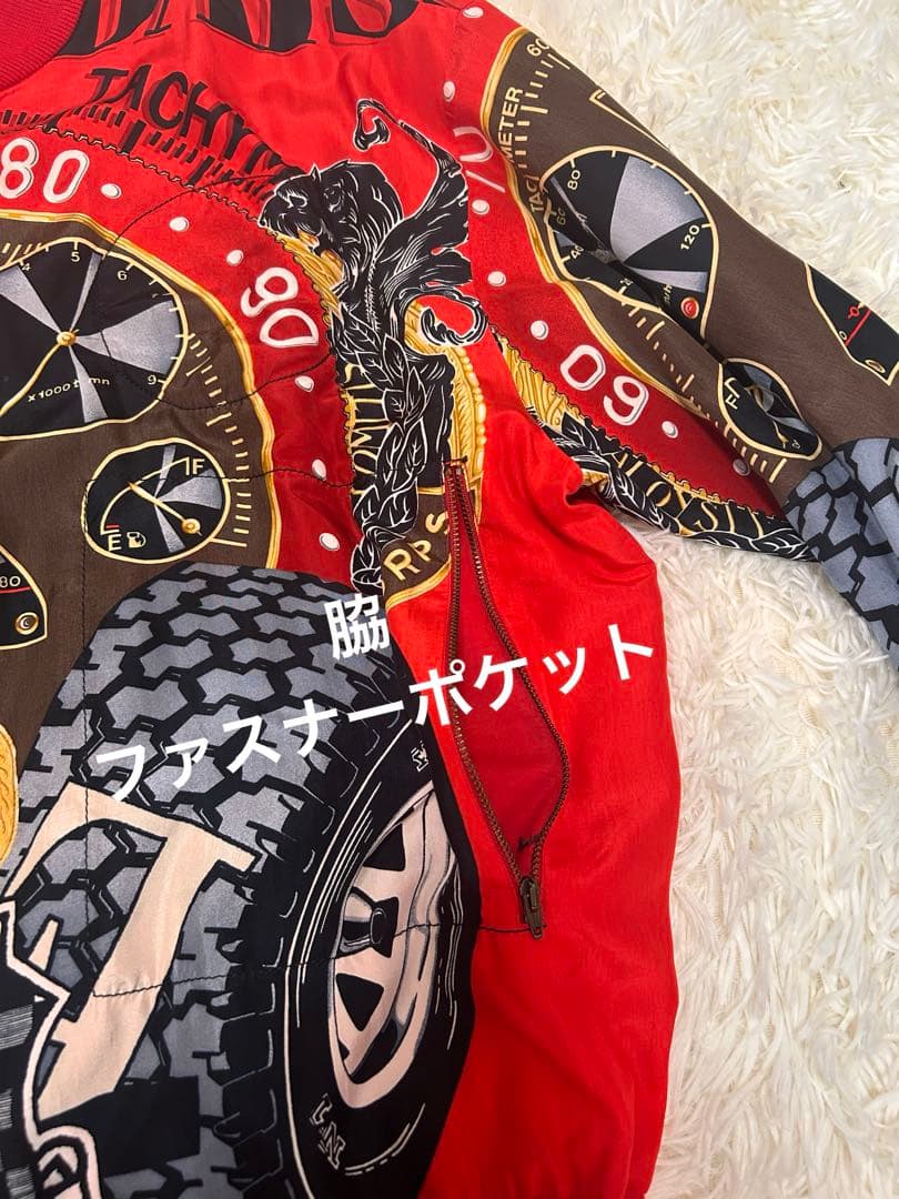 【美品】ジャンフランコフェレ　レーシングプリントジャケット