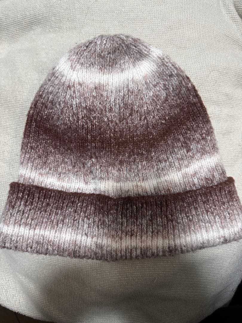 Stussy ニット帽 ブラウン系
