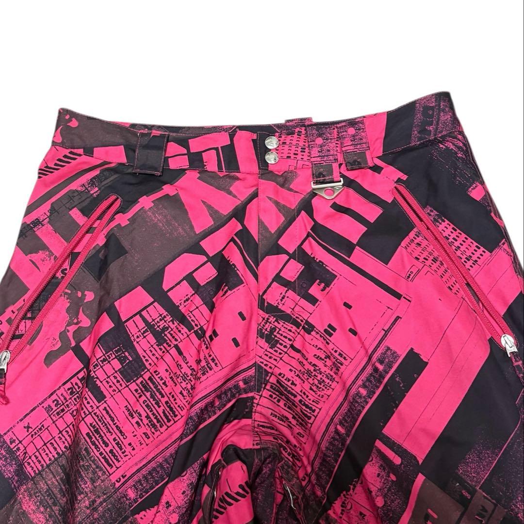 OAKLEY スノボウェアパンツ 総柄 graphic design