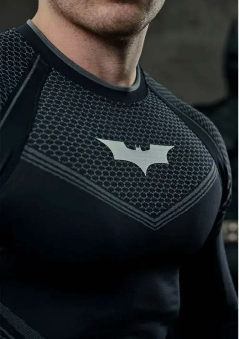 トップス  8004 - Batman Compression long T