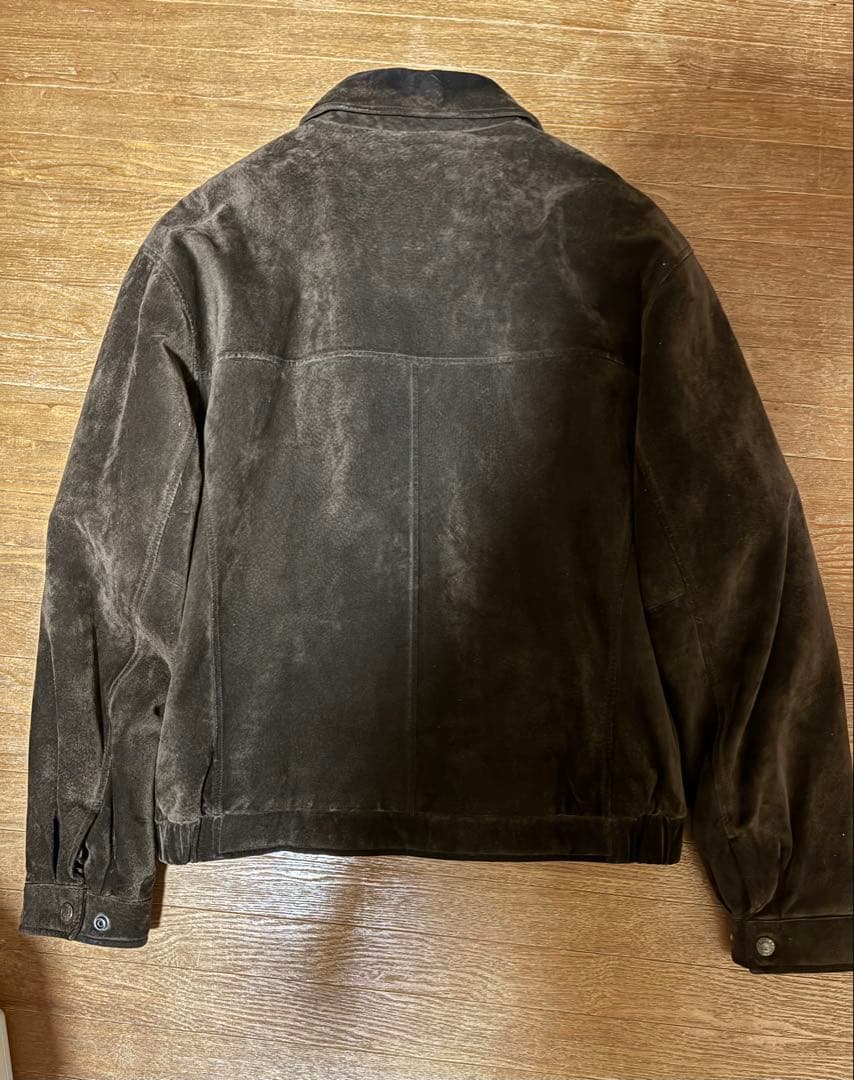 90ｓ ROUNDTREE＆YORKE　スウェード　レザージャケット　ブラウン