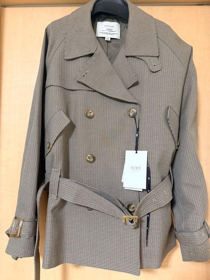 新品未使用ameri vintage DADDYMIDITRENCHCOAT