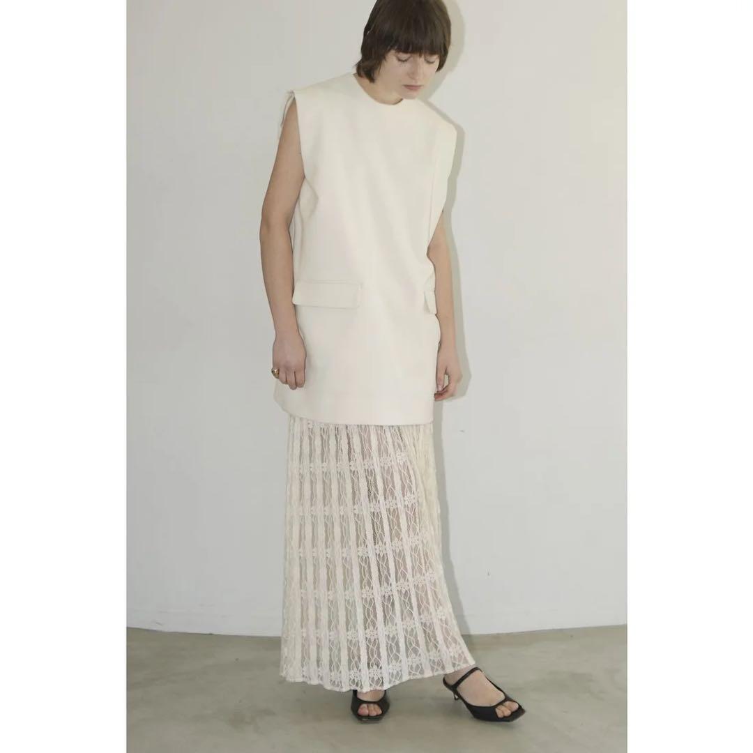 2WAY LACE LAYERED SKIRT （IVORY）サイズ1 スカート