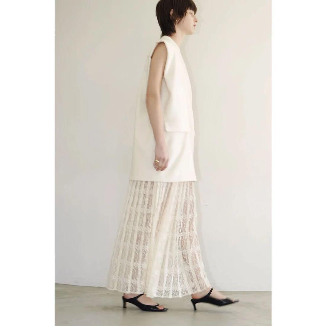2WAY LACE LAYERED SKIRT （IVORY）サイズ1 スカート