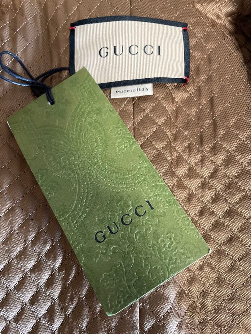 【新品GUCCI正規品】ウールコート40キャメル＊お値下げ不可